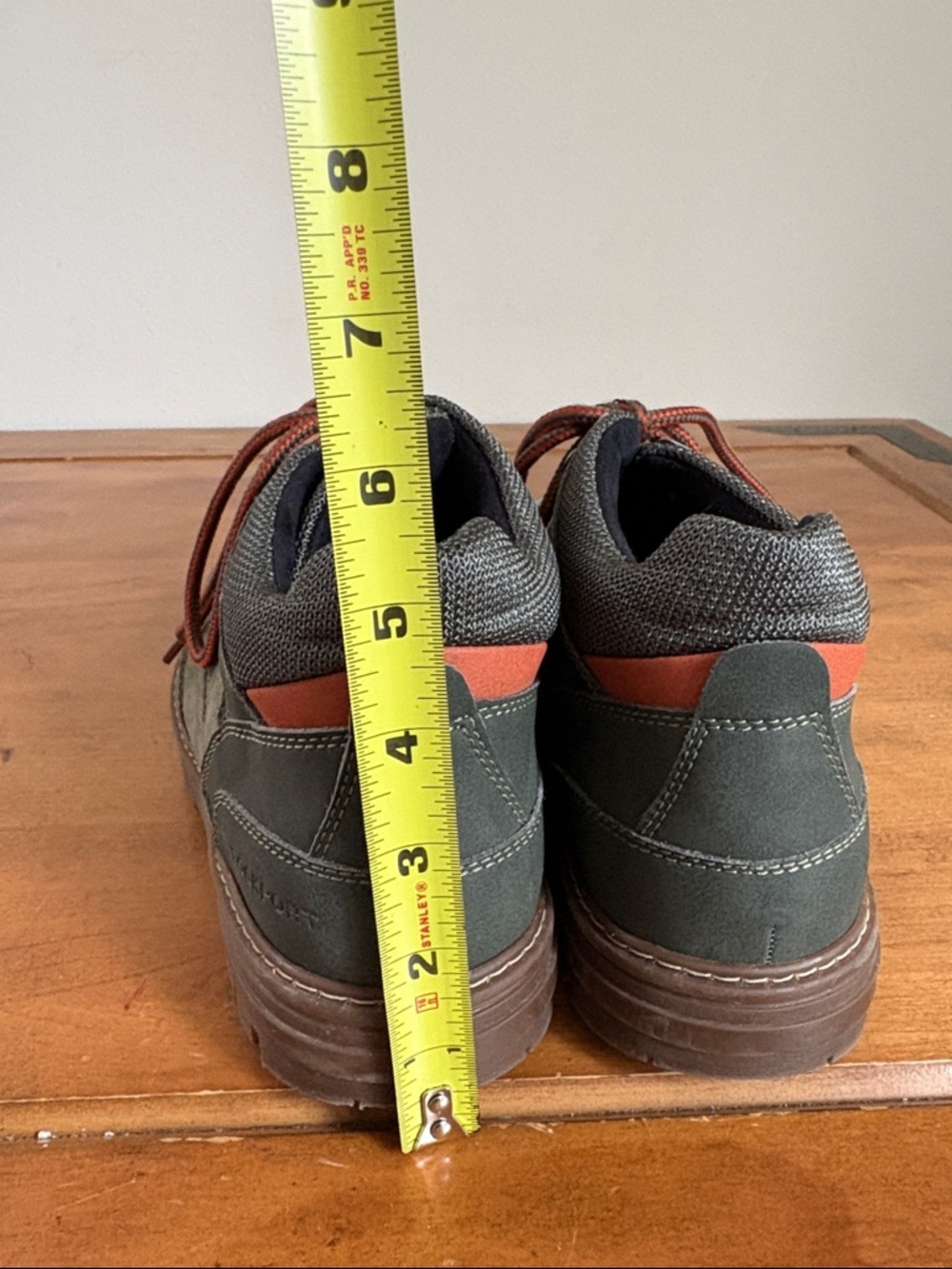 Rockport Weather Ready Merangue ll Hiking Green Suede Boots Size 9 - Picture 9 of 15